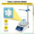 thumbnail image 4 of VEVOR Agitador Magnetico Magnetic Stirrer laboratorio Placa Caliente 180W Nuevo, 4 of 9