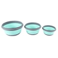 thumbnail image 4 of 6Pcs/Set Bowl Sets Silicone Folding Lunch Box Portable Salad with Lid Blue, 4 of 8