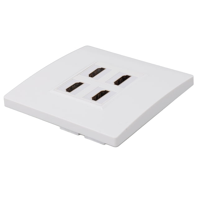 4K HD Wall Plate, Stability Female To Female HD Multimedia Interface Wall Panel 4K 60HZ for Projectors for Computers