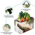 thumbnail image 3 of Coconut Tree Premium Oxford Cloth Picnic Basket - Reusable, Foldable, Large Capacity Storage Box, Ideal Storage Bin or Shopping Basket for Outdoor Adventures, 3 of 7