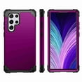 thumbnail image 3 of Decase For Samsung Galaxy S22 Ultra Case, Shockproof Silicone Heavy Duty PC Bumper Hard Phone Cover,6.8 inch,Purple, 3 of 6