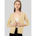thumbnail image 2 of Sueter Mujer Moda Unitalla Sweater Dama Abierto Botones Abrigo Ligero Sueter, 2 of 5