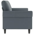 thumbnail image 3 of vidaXL 3-Seater Sofa Black 70.9" Velvet, 3 of 22