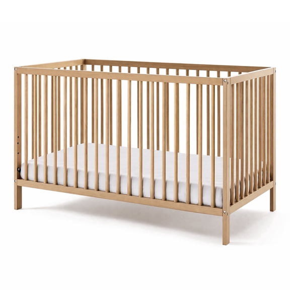 HARPPA Convertible Crib, GREENGUARD Gold Certified Modern Baby Crib for Nursery, Full Size Wooden Crib with Rounded Corners and Adjustable Height
