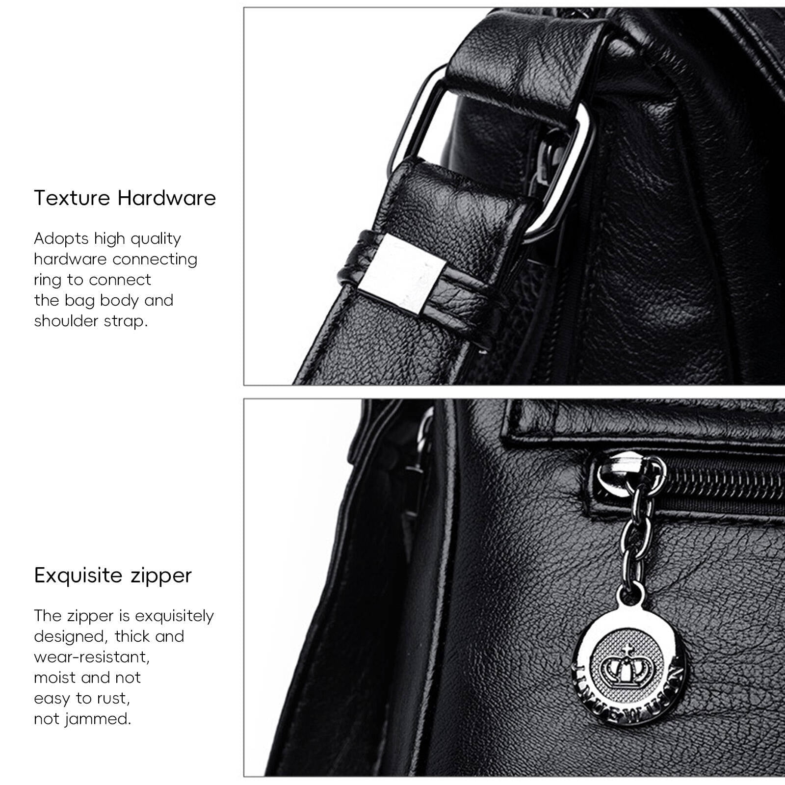 GASTROPOD 2026 New Purses for Women Side Zipper Pockets Cross Body Bag for Woman for Travel,Shopping,Daily Convenient Pocket Design Shoulder Bag for Women Black