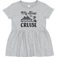 thumbnail image 3 of Inktastic My First Cruise with Cruise Ship and Palm Trees Girls Baby Dress, 3 of 5