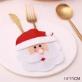 thumbnail image 1 of Christmas Cutlery Tableware Holder Christmas Table Setting Gnome Silverware Holder Holiday Silverware Bag Elf Cutlery Pouch, 1 of 5