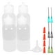 thumbnail image 2 of BRIGHTFUFU 1 conjunto de botellas de agujas reutilizables de botellas de aplicaciones profesionales, 2 of 7