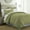 Green, variant on Duvet Cover Soft Microfiber Twin/Twin XL Size 2 Pieces Bedding Sets with 1 Duvet Cover and 1 Pillow Sham, Solid Color Simple Style Bedding Set
