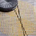 thumbnail image 6 of SAFAVIEH Odyssey Eason Modern Polyester Area Rug, Grey/Gold, 6'7" x 6'7" Square, 6 of 8