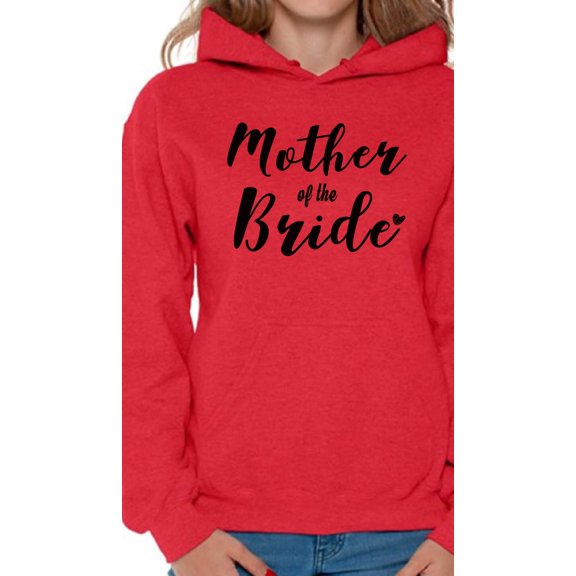 Awkward Styles Women's Mother Of The Bride Mom`s Graphic Hoodie Tops Wedding Party
