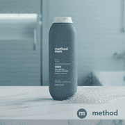 Method Men 2-in-1 Shampoo and Conditioner, Sea + Surf - Cleans and Conditions with Argan and Jojoba Oil - Made without Parabens - 14 oz