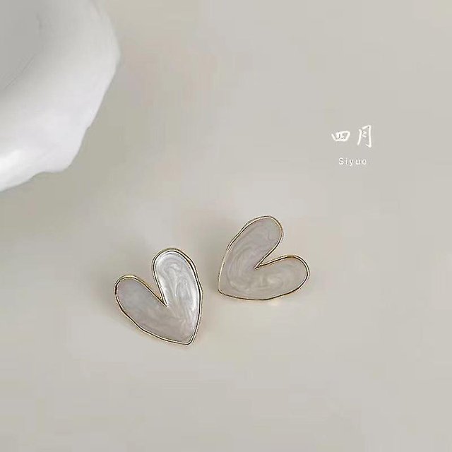 Mujer Chica Pendiente Stud Plata Francés Retro Ful