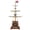 1/200 Scale Victory Ship, variant on Black Pirate Ship 3D Puzzle Metal Model Kit 300+PCS Mechanical Sailing Boat Building Set with Display Base Heavy Duty Alloy Craftsmanship for Adults Office Desk Decor