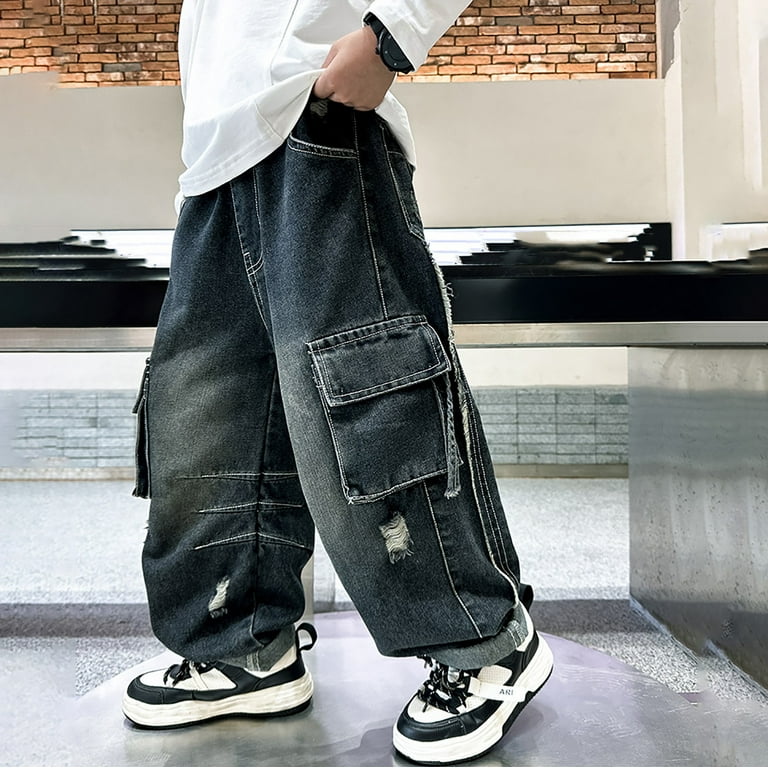 Baggy Jeans For Boys Jeans Pant Style Boy Boys'Fashion Jeans - Main Image