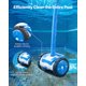 thumbnail image 2 of Limpiafondos automático de piscina VEVOR con succión lateral y 2 ruedas, para piscinas enterradas y elevadas de hasta 6 x 12 m., 2 of 9