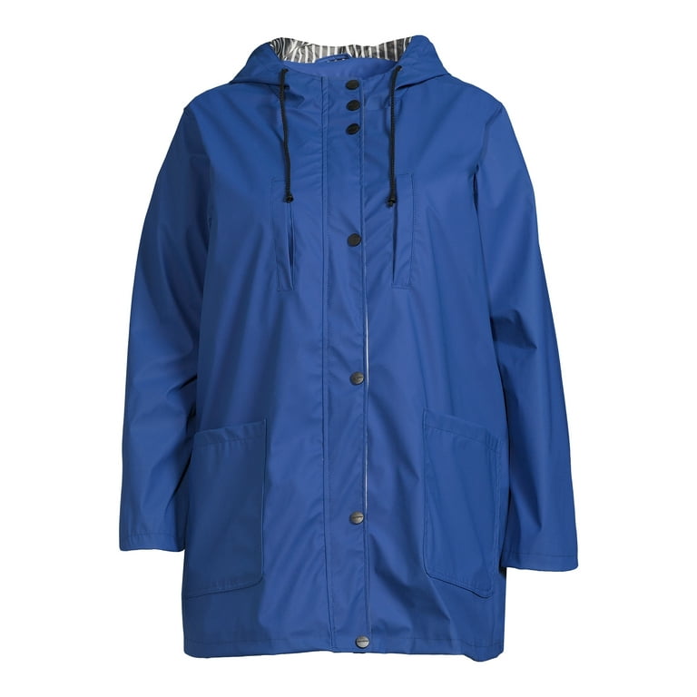 Plus size 2024 rain jacket walmart