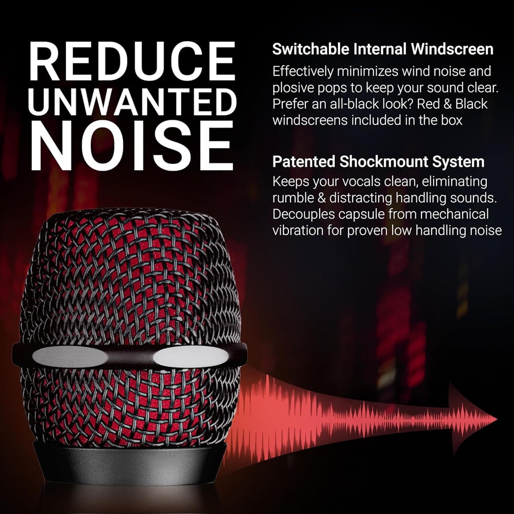 sE Electronics V7 Black Dynamic Supercardioid Handheld Vocal Microphone