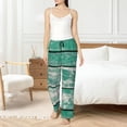 thumbnail image 2 of Fotbe Old Green Wooden Women's Pajama Pants,Sleepwear Pants,Pj Bottoms Drawstring And Pockets-Large, 2 of 7