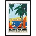 thumbnail image 2 of Art.com Riviera Travel Poster Art Print, Black Frame Wall Art, 21" x 29", 2 of 5
