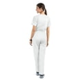 thumbnail image 7 of Strictly Scrubs Women’s Scrub Set – Includes V-Neck Top and Elastic Pant (Small, White), 7 of 7