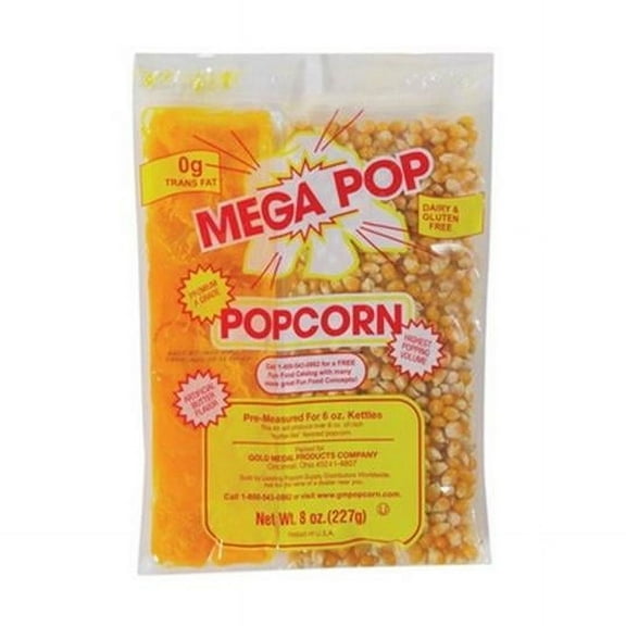 Mega Pop  Corn  Oil  Salt Kit  (case Of