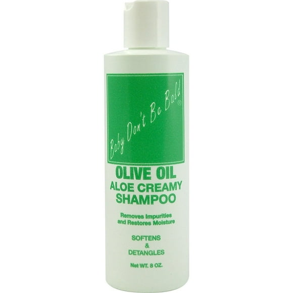 Champú de aceite de oliva Baby Don't Be Bald, 8 oz.