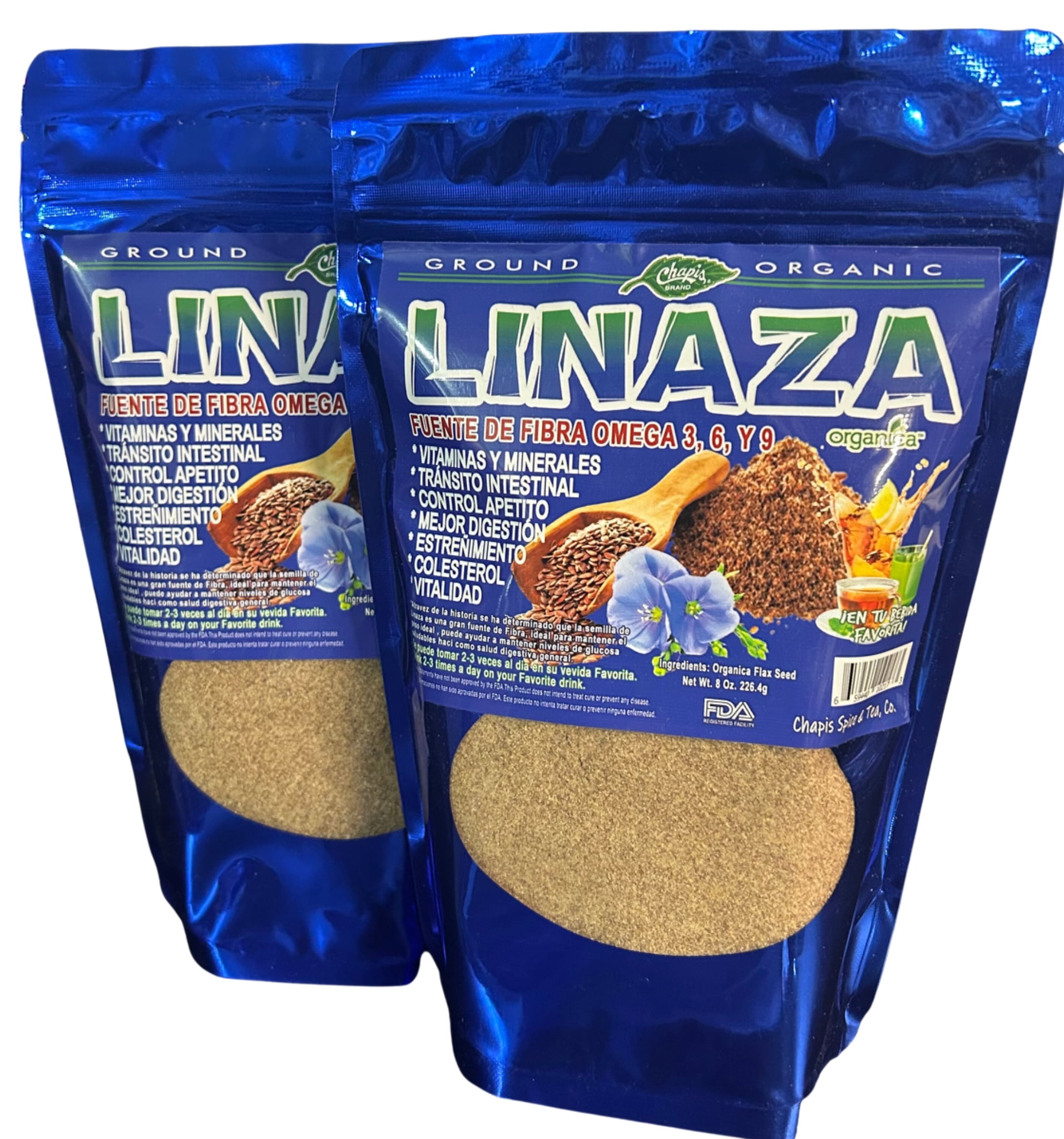Chapis Linaza Molida Organica / Organic Flax Seeds powder 8oz (226g) 2