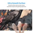 thumbnail image 4 of Pofeuu Moonlit Crow Blossoms Print Mouse Pad,Rubber, Multipurpose Comfortable Waterproof Mousepad Desk Mat for Gamer Office Home, 4 of 8