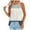 White, variant on ZVNAΖH Tank Tops for Women,Women's Casual Loose Fit Crew Neck Sleeveless Back Button Pullover Tops