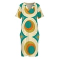 thumbnail image 4 of Vestido holgado con bolsillos y estilo moderno de mediados de siglo, ropa de verano, ropa de playa, vestido de verano para mujer 2025, 4 of 7