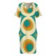 thumbnail image 4 of Vestido holgado con bolsillos y estilo moderno de mediados de siglo, ropa de verano, ropa de playa, vestido de verano para mujer 2025, 4 of 7