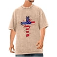 thumbnail image 2 of Vetsdori Men's Summer Tshirts Red White and Blue Short Sleeve Pullover Fourth of July Independence Day,Patriotic Shirts Outdoor Tops for Men American Flag, 2 of 5