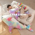 thumbnail image 4 of Ah Woo Oreiller Peluche Poupée Poupée Chiffon Simulation Poupée de Sommeil Coussin de Canapé DMH, 4 of 7
