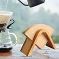 thumbnail image 4 of Dustproof Coffee Filter Paper Stand ,Storage Container ,Rack Accessories ,Bamboo V type, 4 of 7