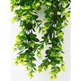 thumbnail image 5 of 1PC Artificial Plant Eucalyptus Vine for Home Garden Decor Green Leaves Fake Plant Ivy Outdoor Wall Hanging Wedding Party Decoration Faux Foliage Gree, 5 of 5
