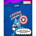 thumbnail image 4 of T-shirt Graphique Marvel Captain America pour Garçons Taille 10-12, 4 of 7