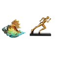 thumbnail image 1 of Figura De Caracol De Cristal, Escultura De Arte Abstracto De Animal Marino Moderno, Adorno Para La Entrada De La Oficina En Casa, Decoración De Mesa, Mesita De Noche., 1 of 8