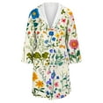 thumbnail image 3 of Gifts for Her Bathrobe for Women Fuzzy Women's Nightgowns & Sleepshirts Oversize Fitness Women's Robes House Womens Robe Green4, 3 of 5