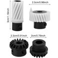 thumbnail image 2 of Ideal Replacement Sewing Machine Drive Gear, Universal For Singer Hook Drive Gear Set, Vertical Shaft Top Gear, Large Feed Shaft Gear, Long Feed Drive Gear, High Quality Material, 2 of 5