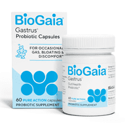 BioGaia Gastrus Gut Health | Probiotic Capsules | Eases Abdominal Discomfort, Gas & Bloating | Promotes Regularity & a Healthy Gut | Supports a Balanced Microbiome | Backed by 30 Years of Research