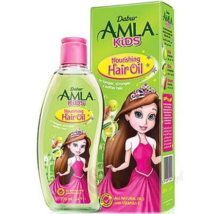 Dabur Amla Kids Hair Oil Nourishing Hair Oil 200ml (Pack of 2) 