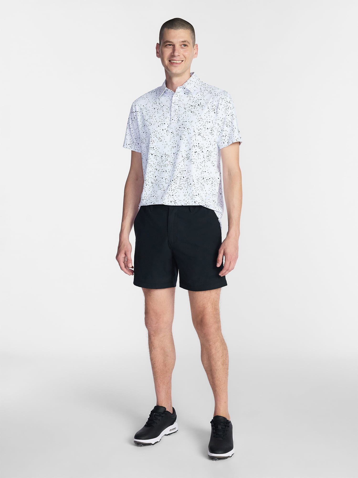 Birdie Bound Men's and Big Men's Golf Shorts, 6" Inseam, Sizes XS-5XL