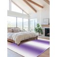 thumbnail image 2 of Purple White Gradient Area Rug for Bedroom 5x7 Ft Simple Pattern Super Soft fuzzy Throw Rug Non-Slip Fluffy Plush Indoor Floor Carpet for Living Room Nursery Home Decor, 2 of 8
