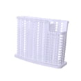 thumbnail image 3 of Cubiertos Palillo Soporte de almacenamiento Divisor Colgando Palillos Titular Drenaje Palillo Jaula Utensilio de cocina Cubiertos Titular para restaur Blanco Soledad porta utensilios, 3 of 10