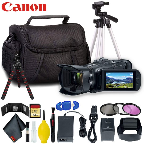 Canon VIXIA HF G50 UHD 4K Camcorder (Black) Ultimate Bundle Walmart