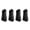 Black, variant on 4Pcs/Set Car Door Rattling Screaks Soundproof Seal Car Door Lock Sound Deadener Buffer Auto Accessory