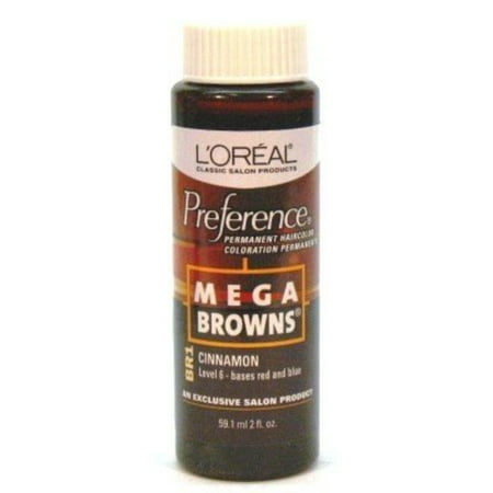 L'Oreal Preference # BR1 Mega Brown Cinnamon (3-Pack), High-lift blonding in one step. By LOreal