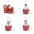 thumbnail image 3 of Xmas Desk Decor Snow Globes Resin Glass Creative Christmas Tabletop Decorations, 3 of 9