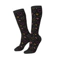 thumbnail image 2 of Haiem Heart and Stars Socks, Funny Novelty Crazy Design Cotton Socks Sports Socks Knee High Socks For Men, Women,1Pairs - Gift For Working Friends, 2 of 9